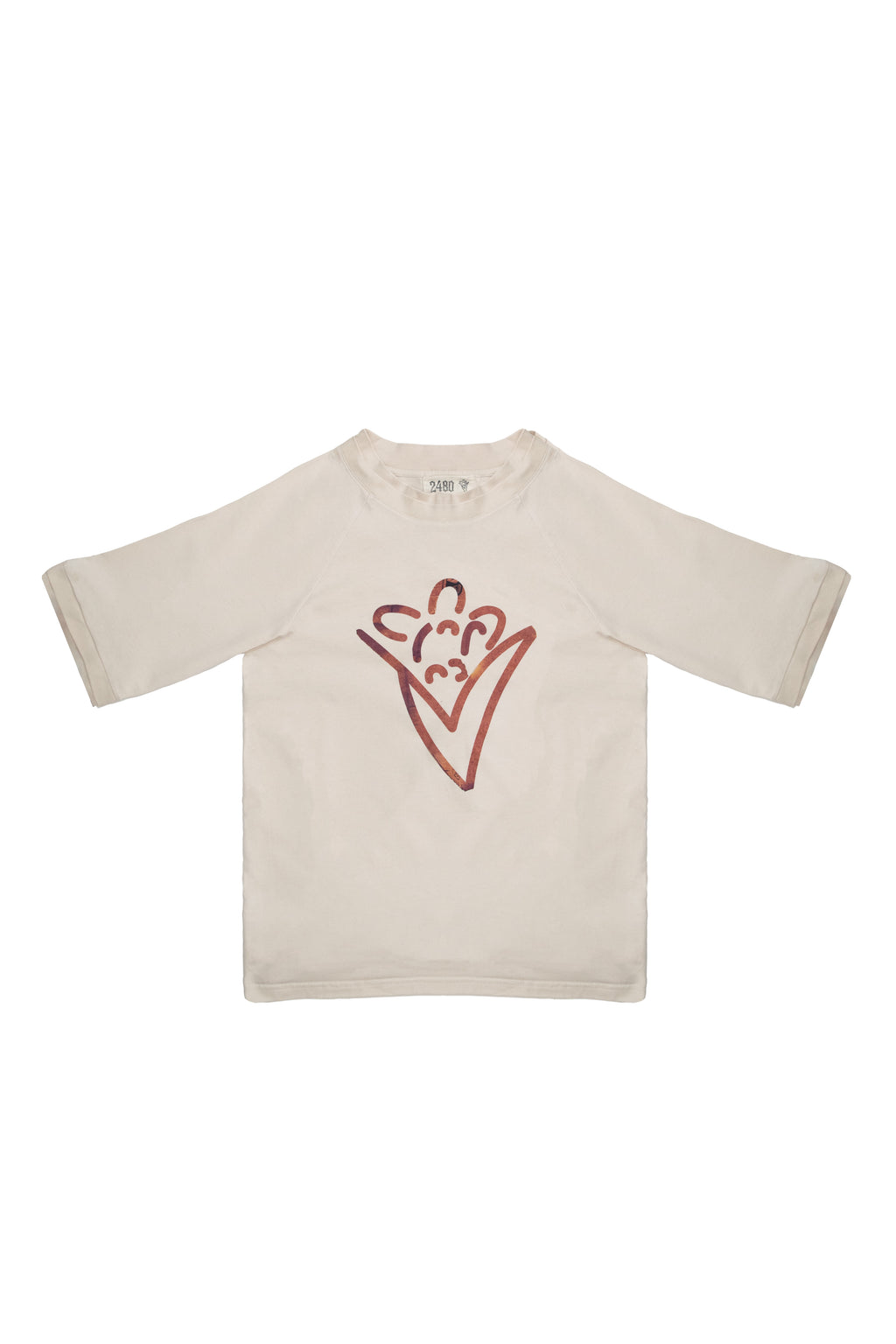 T-shirt crop Carton