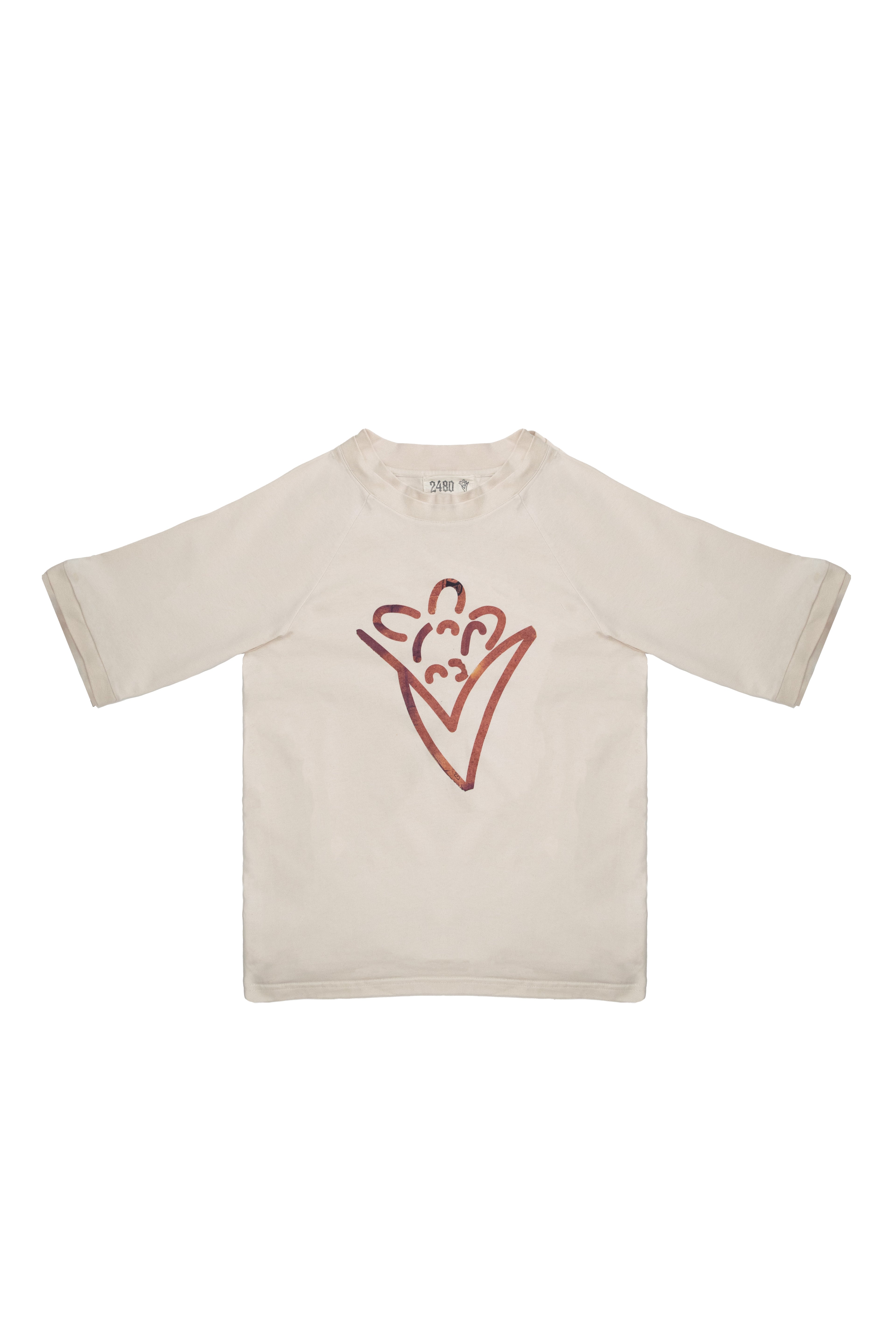 T-shirt crop Carton