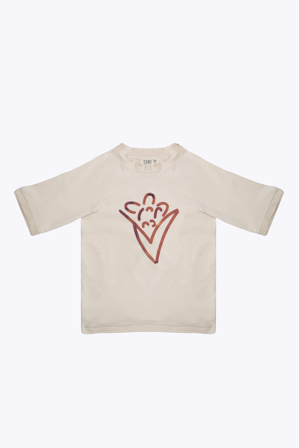 Cardboard crop t-shirt