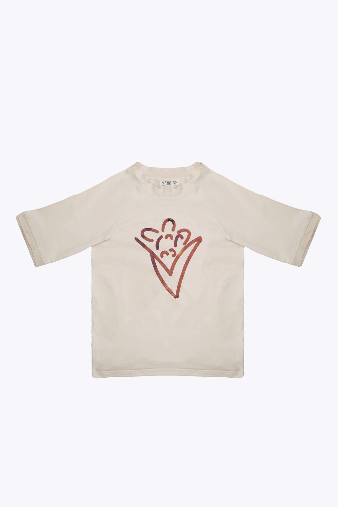 T-shirt crop Carton