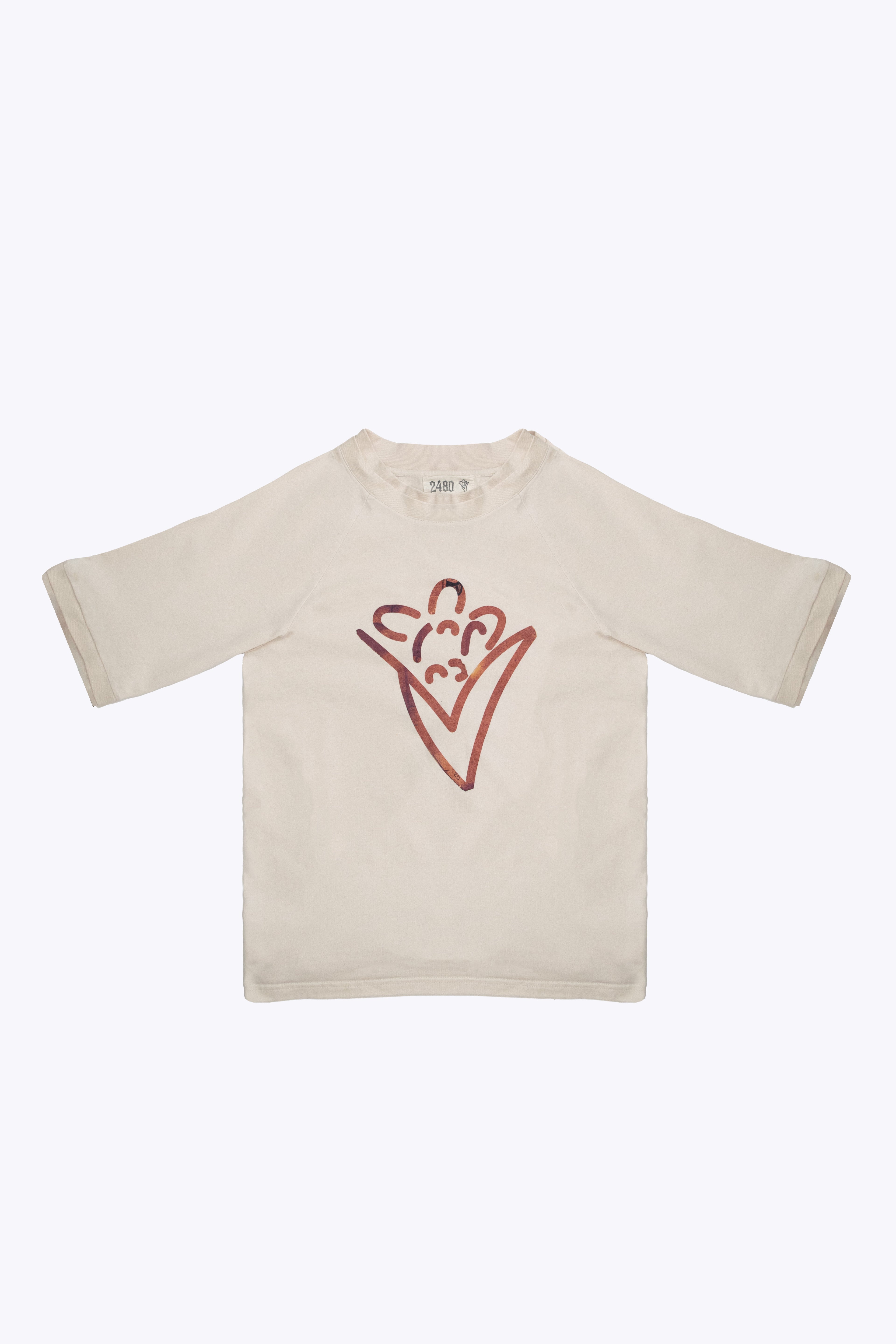 Cardboard crop t-shirt