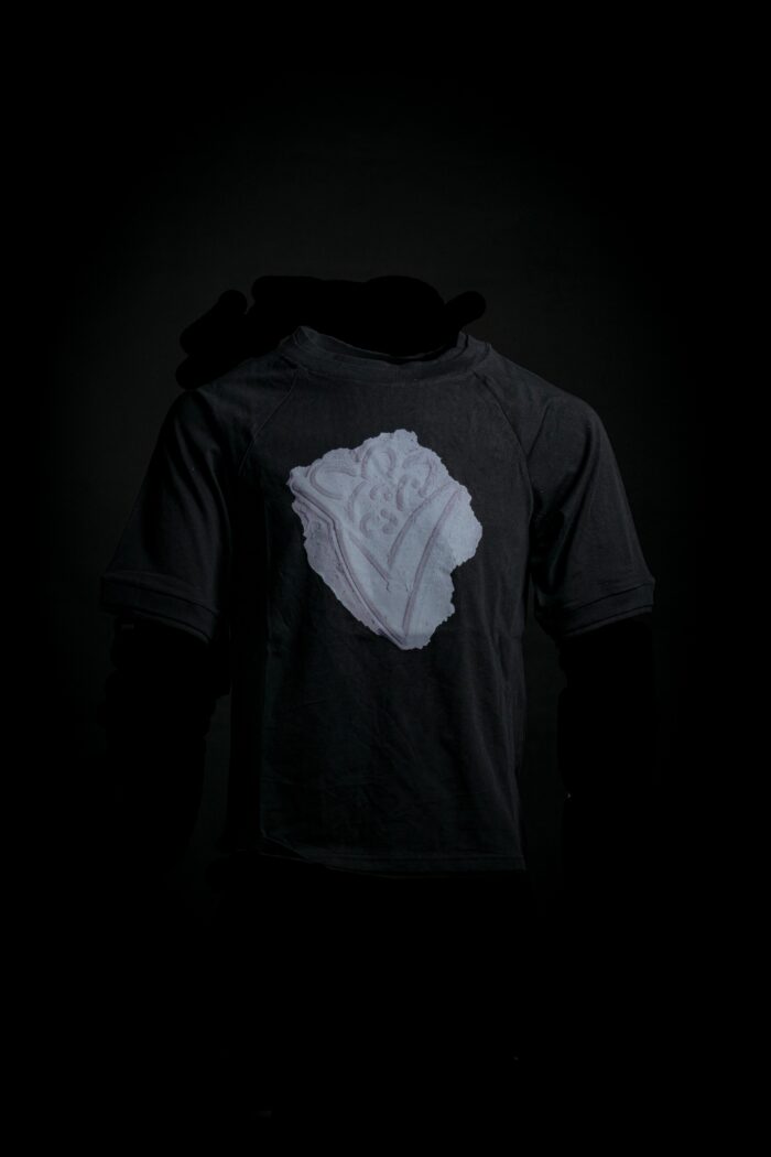 T-shirt crop Béton – Image 1